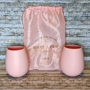 Odeme What A Pair Silicone 2 Piece Wine Glass Set